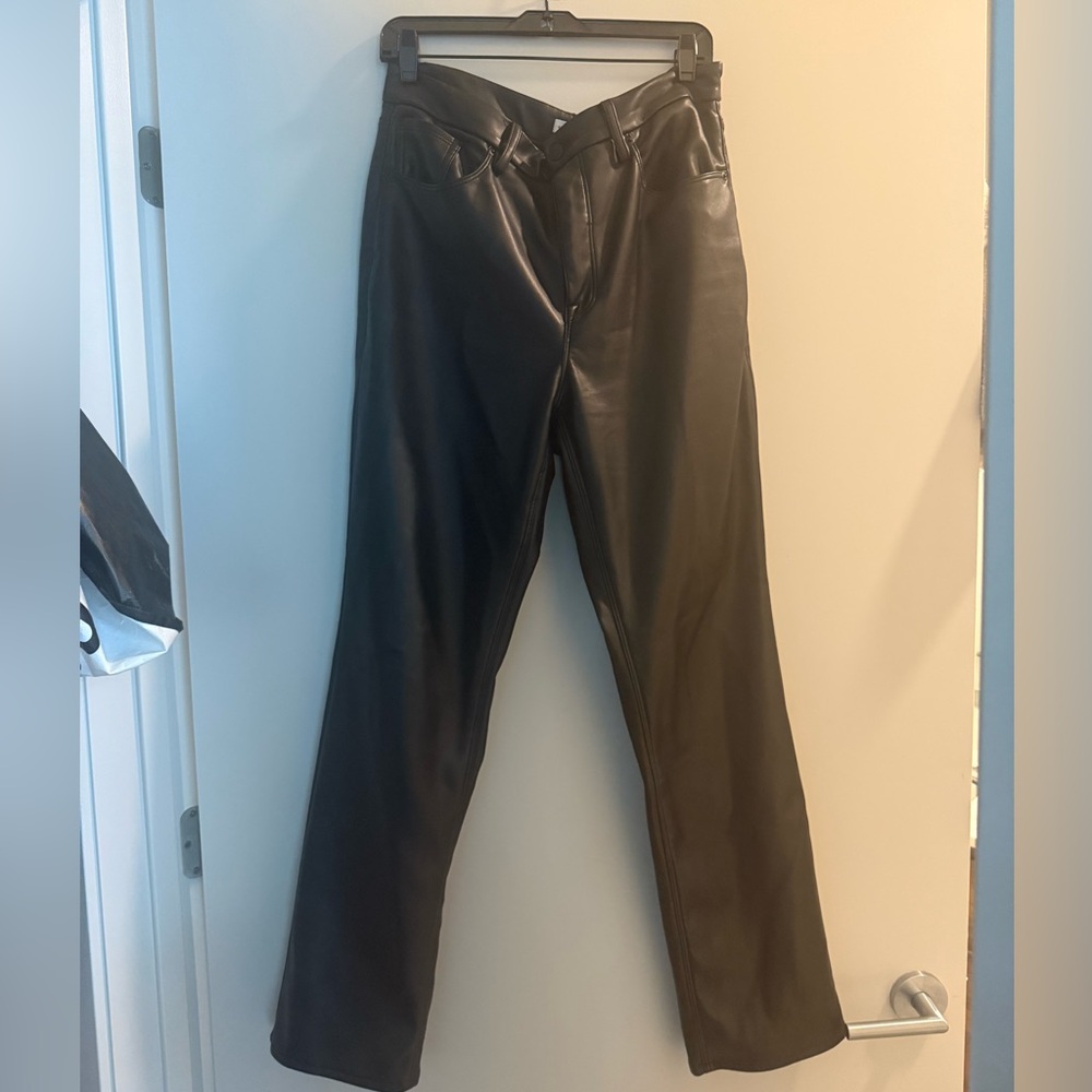 Good American Vegan Leather Pant